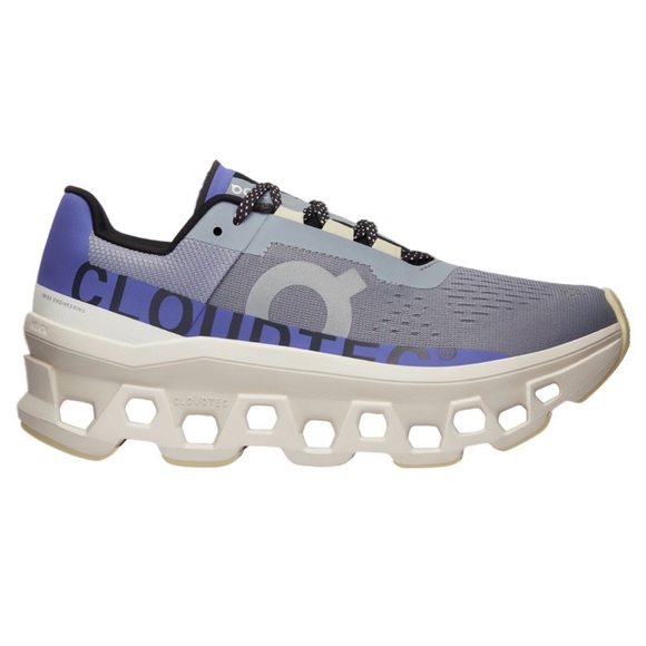 On Clouds Other - Men's Onclouds Cloudmonster sneakers in mist and blueberry